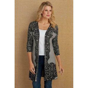 Soft Surroundings Carrie Cardigan Sweater 487